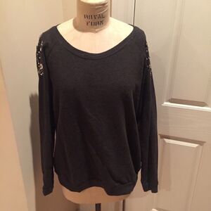 Notations Jeweled Sweatshirt 